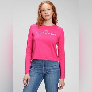 Jean-Michel Basquiat Graphic Long Sleeve T-Shirt